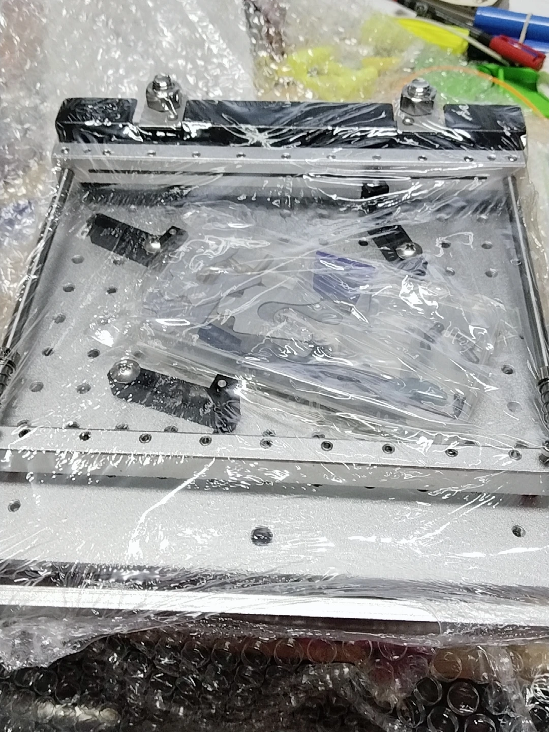 Imagem -06 - Aço Mesh Solda Paste Printing Table Precise Smt Manual Small Screen Printing Machine Melhor Impressão 170 Mmx170 Mmpcb