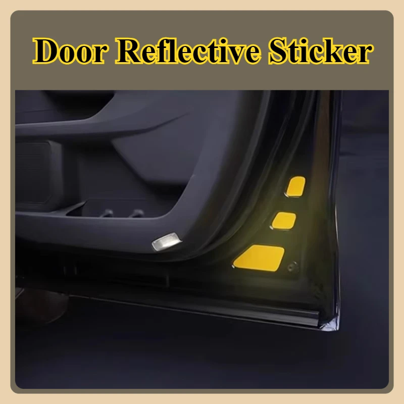 

Для Toyota Sienna Granvia Светоотражающая наклейка на дверь Предупреждающая наклейка на дверь Персонализированная светоотражающая наклейка для тела Украшение интерьера