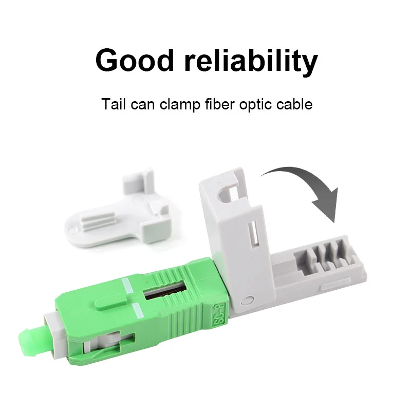 FTTH SC APC Optical Fiber Quick Connector SC UPC FTTH Fiber Optic Fast Connector Embedded Type ESC250D SC Connector