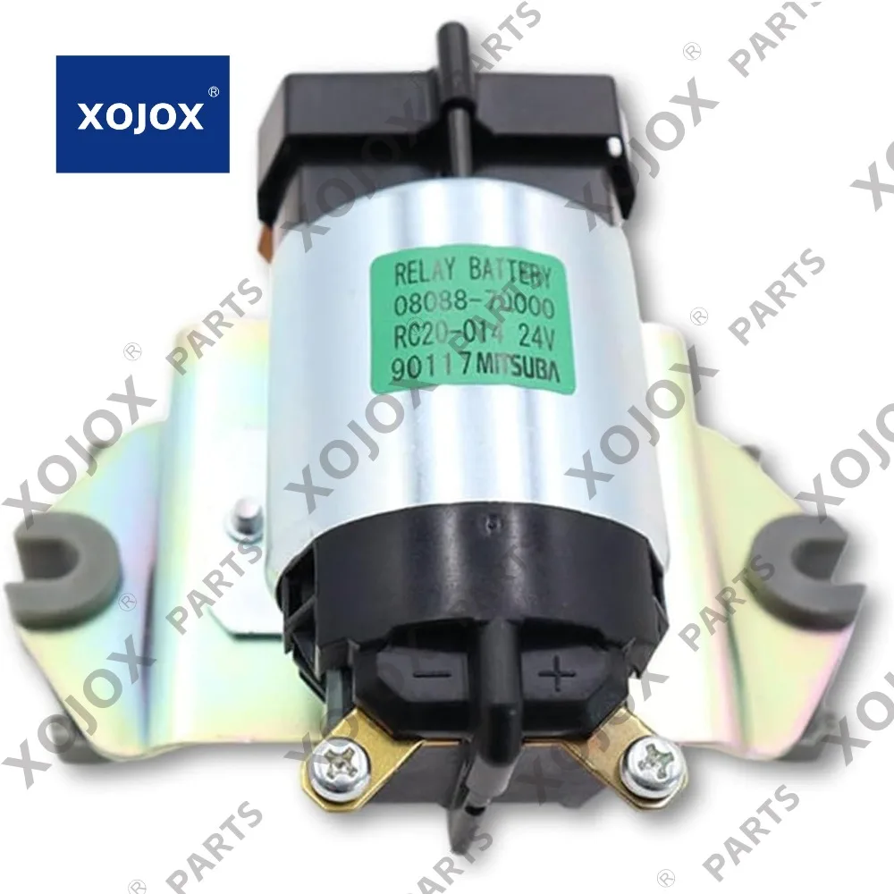

XOJOX Battery Relay 24V 08088-70000 421-06-11930 17A-06-11361 Compatible with Komatsu Excavator PC200-6 PC300