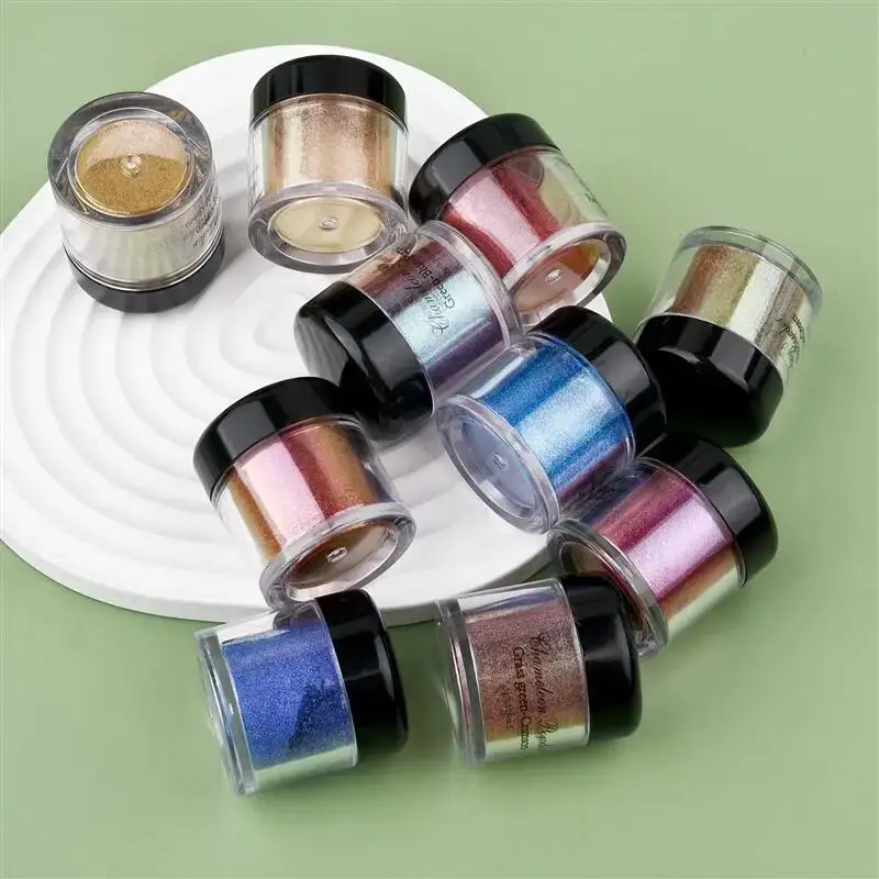 Chameleon Colorshift Mica Poeders (10 in set) 3 gram per stuk voor epoxyhars Schilderen Zeep maken Badbommen Kaarsen maken Slijm