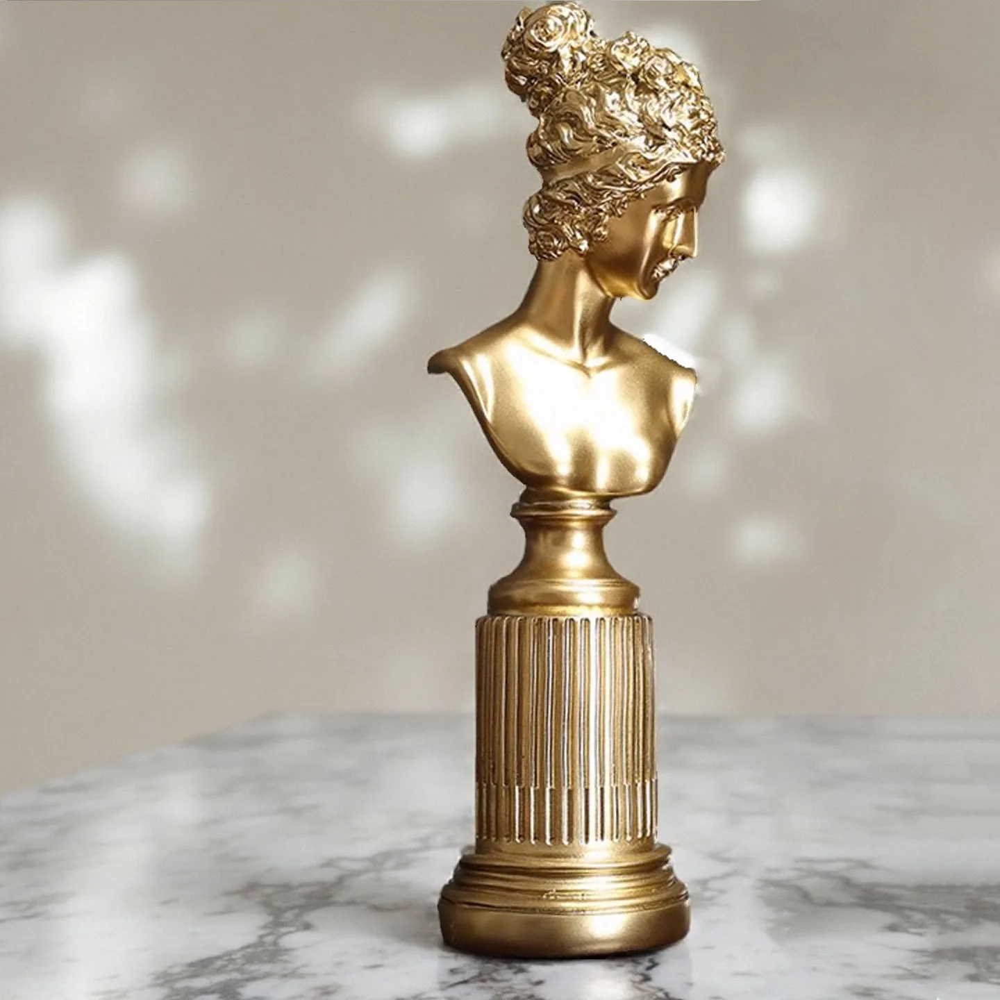 Nordic Minimalist Venus Goddess Sculpture, Light Luxury Resin Figurine Home Decor
