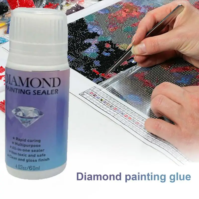 Diamond Art Sealer 5D Diamond Art Painting Glue Permanent Hold Conserver Puzzle Glue Diamond Puzzle Accessories And Tools