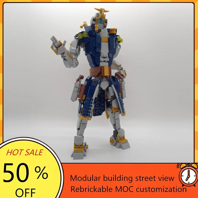 

Набор из 499 деталей: Популярная модель космического боевого робота из фильма «Звездные войны», конструктор MOC, модульный технологичный подарок, праздничный набор для сборки, детская игрушка