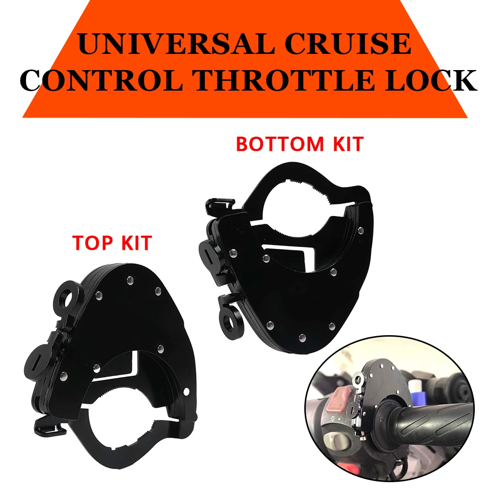 Control de Crucero Universal para motocicleta, manillar de asistencia de bloqueo del acelerador para BMW R1200GS, KTM, Suzuki, Honda NC750, Yamaha
