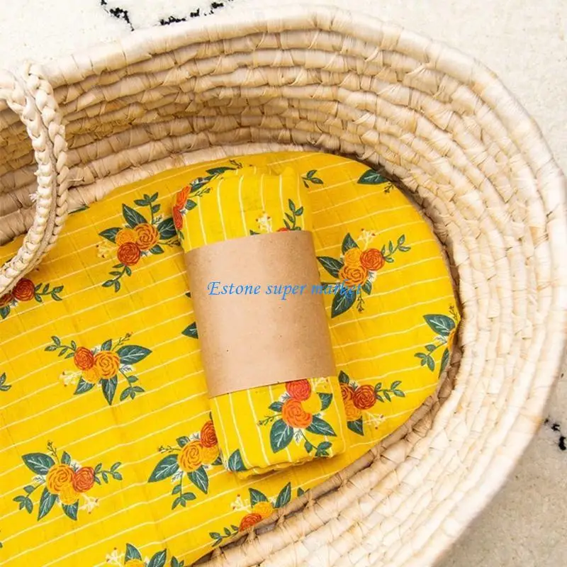 090B 120x120 سنتيمتر الطفل الشاش القطن الخالص تلقي بطانية الرضع المطبوعة التقميط التفاف كيس النوم منشفة غطاء عربة الأطفال #3