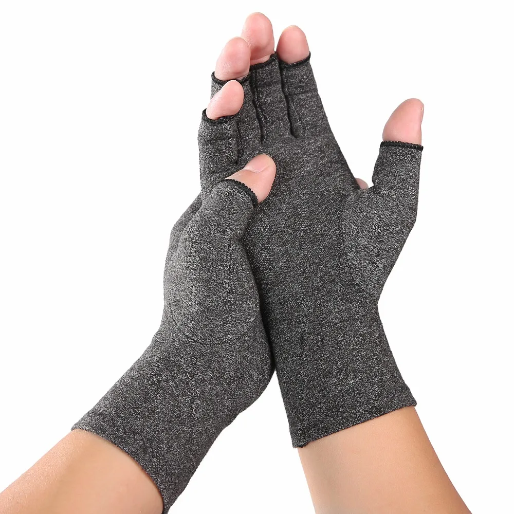 

Indoor Sports Men And Women Fingerless Pressure Gloves Joint Rehabilitation Training Nursing Gloves