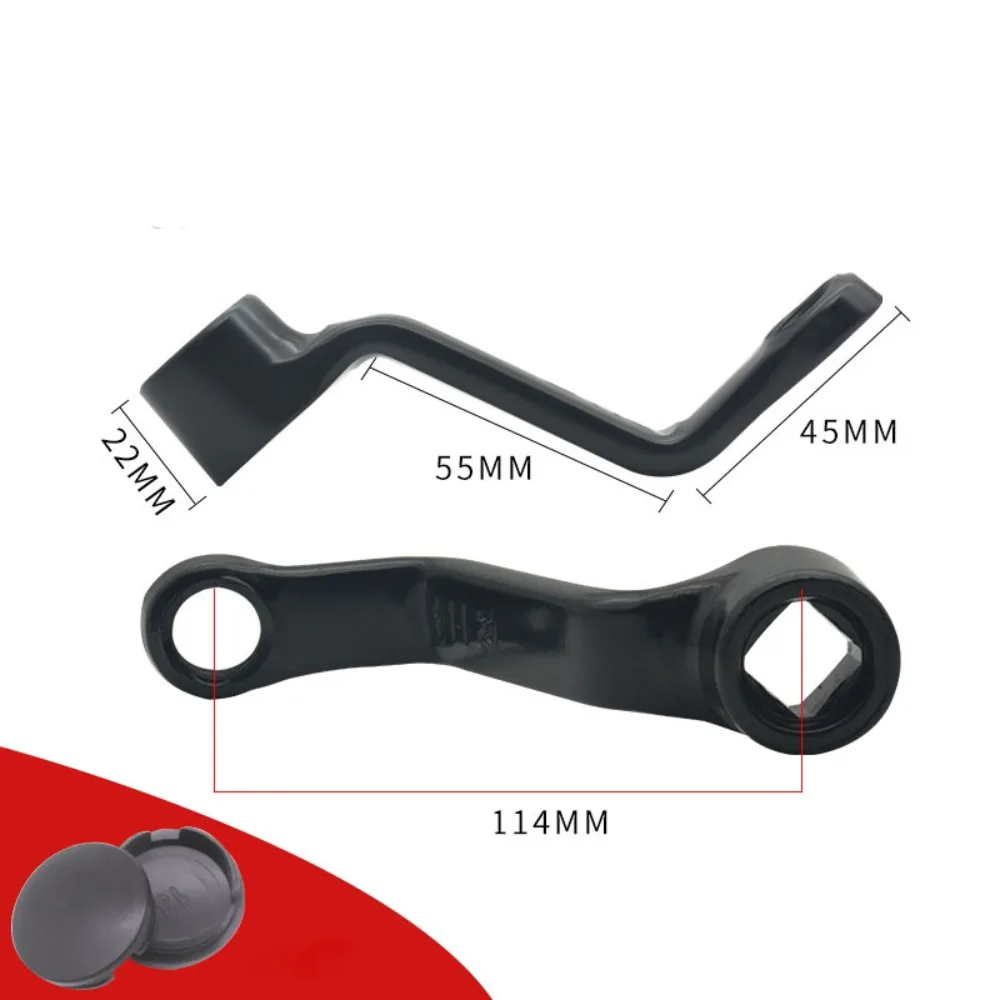 

1 пара шатунов для электрического велосипеда из алюминиевого сплава, черные педали национального стандарта для велосипеда, универсальные педали центральной оси