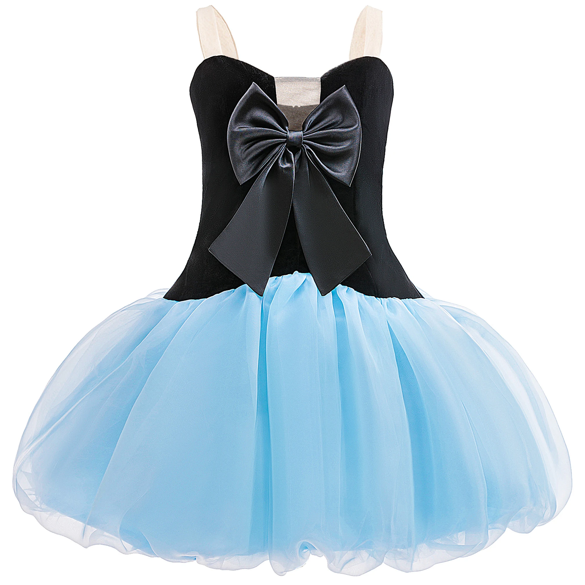 

Elegant Bow Bridesmaids Party Girls Dress Fluffy Tulle Wedding Birthday Prom Gown Girl Gala Graduation Princess Evening Dresses