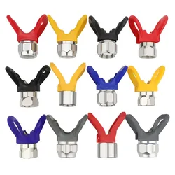 1Pc High Pressure Airless Paint Spray Gun Flat Tip Nozzle Guard Airless Tip Guard Tool for Sprayer Nozzle Universal Copper Seat
