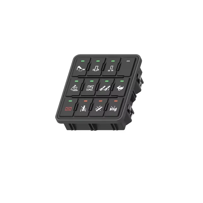 MAF 12 Buttons Switch Panel CAN Bus Automotive Intelligent Keypad with LED DC 12V 24V