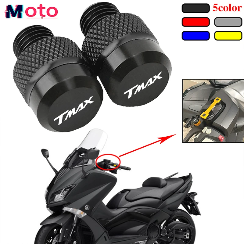 Fit For Yamaha TMAX530 TMAX560 TMAX 530 560 SX DX Tech Max Hot Mototcycle Accessories M10*1.25 Mirror Hole Plugs Screws Bolts