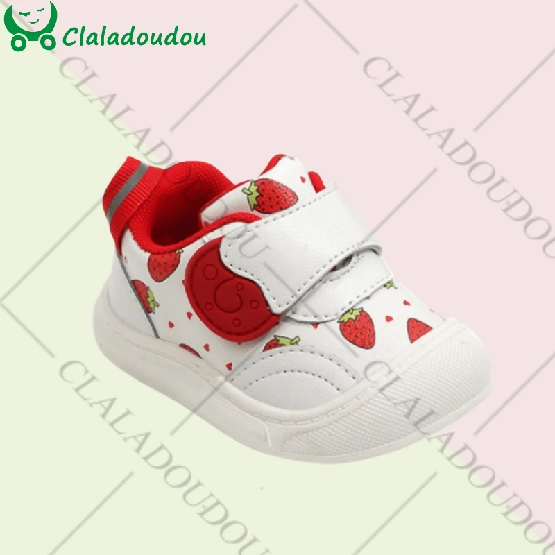 

Size 15-25 Brand Infant Autumn First Walkers Cute Cartoon Toddler Girls Boys Casual Shoes Baby Soft Outside Leather Sports Shoes