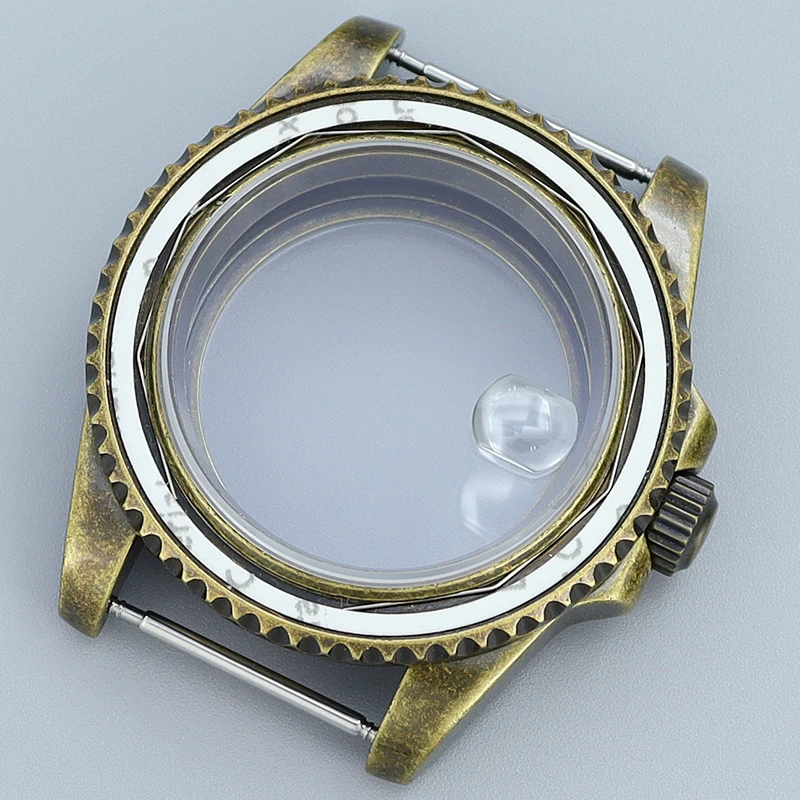 ブロンズレトロ40mm-20atm腕時計ケース-サファイアクリスタル-gmt-master-sub-nh35-nh36-nh34-nh38-4r36ムーブメント-285mm文字盤-防水