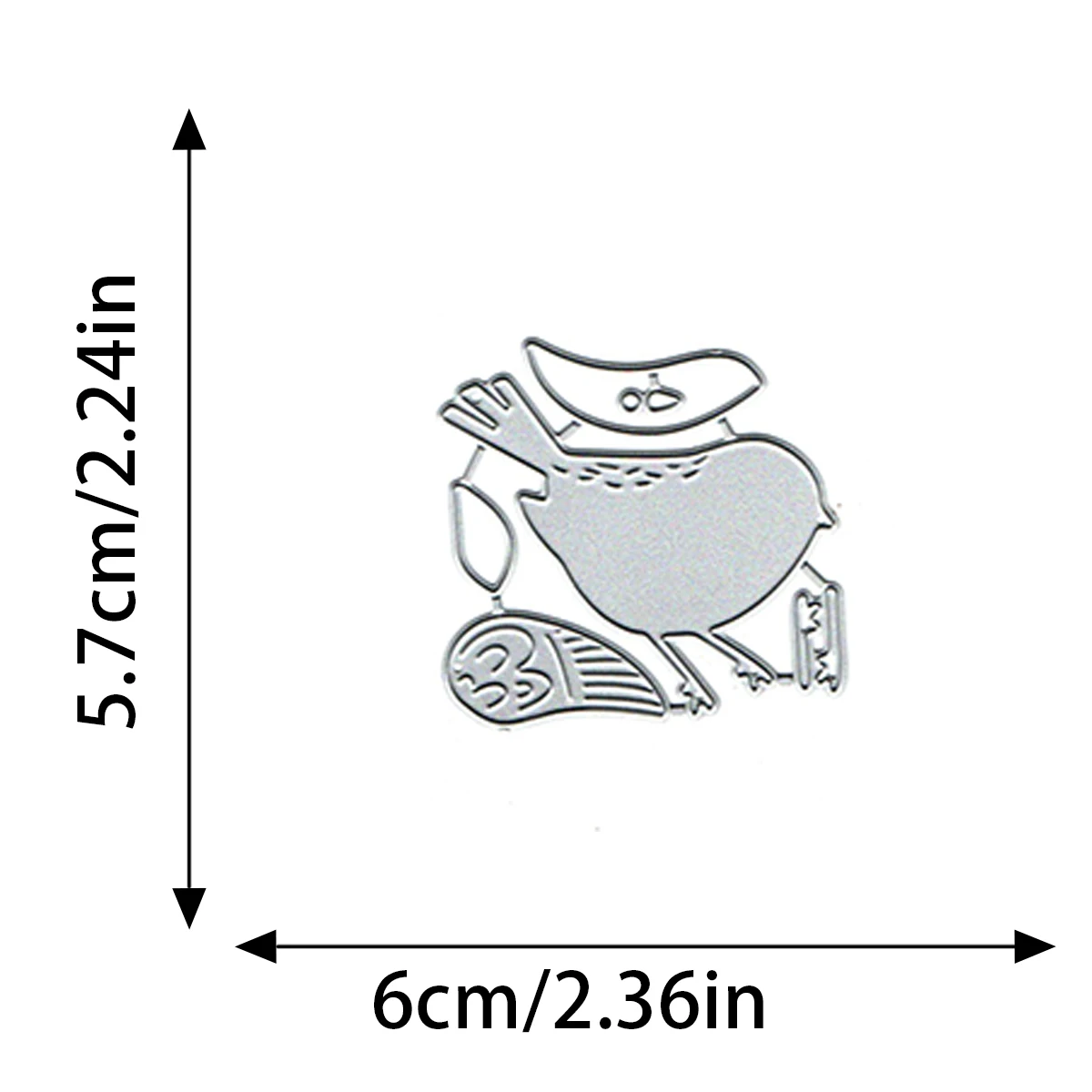 Sparrow Bird Animal Metal Cutting Dies Greeting Card Scrapbooking Embossing Album Cover DIY Decorative Craft Die Cuts 2024 New