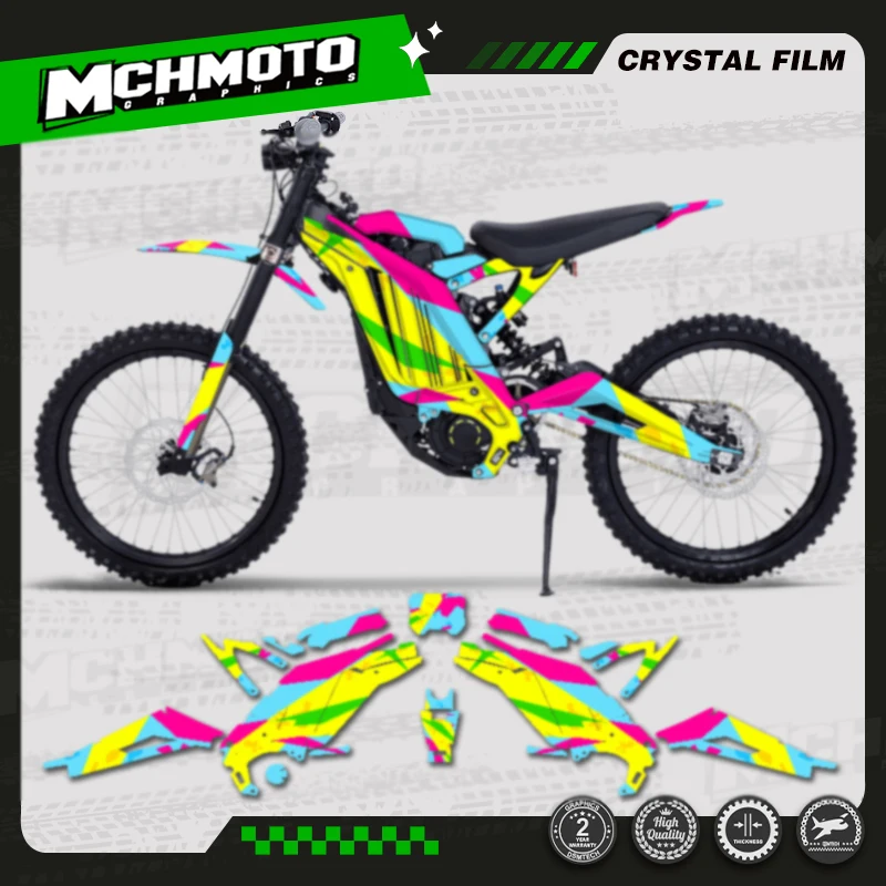 MCHMFG Motorcycle Team Graphic Decal & Sticker Kit  For Surron Sur-ron Light Bee X S 3C 2021- 2024 -003