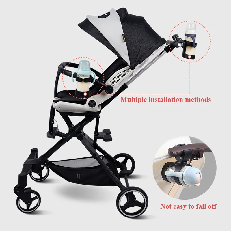 Baby Stroller Cup Holder Universal Rotatable Children Bike And Pram Baby Bottle Coffee Drink Cup holders Stroller Accessories