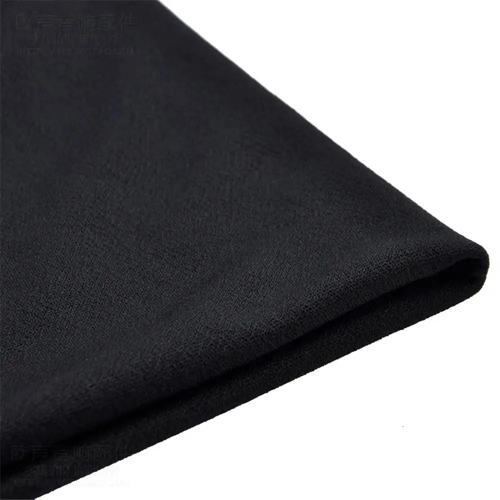 Equipment Accessories Black Speaker Mesh Cloth Breathable Anti-dust Speaker Grill Cloth Dustproof Soundproof Net Cover Home KTV