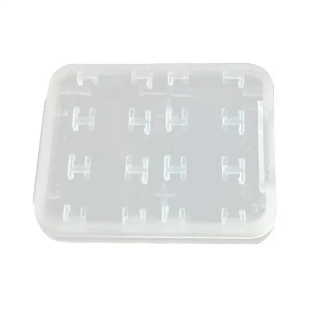 Caja de almacenamiento multifuncional para tarjeta de memoria, estuche transparente TF SDHC MSPD