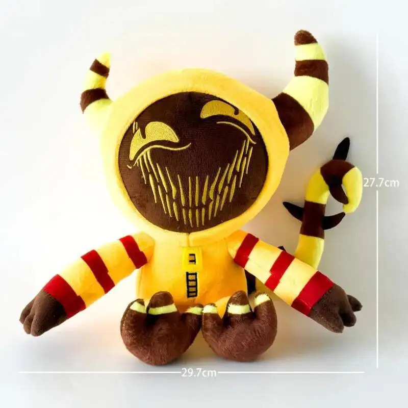 المملكة الجديدة تأتي: Deliveryance II دمية قطيفة مضحكة الكلب السماوي أفخم الثور القرن شيطان الملك محشوة دمية لعبة لهدايا عيد ميلاد الطفل #5