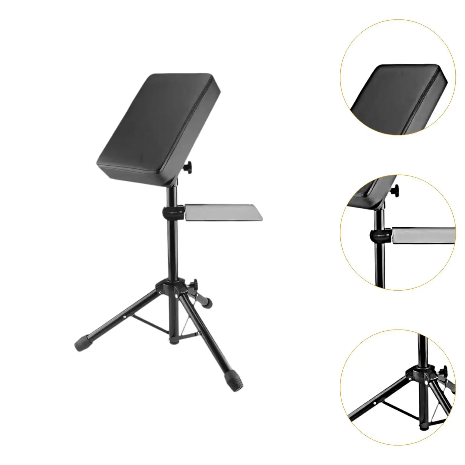 مسند ذراع قابل للتعديل حامل ثلاثي القوائم محمول قابل للتعديل ارتفاع احترافي