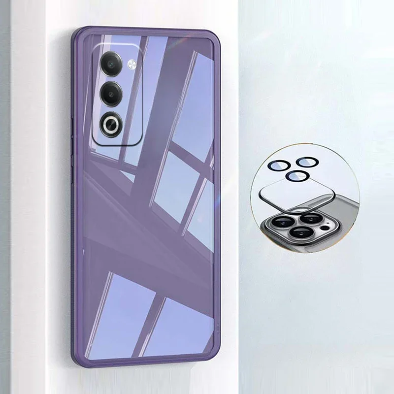

For OPPO A5 5G A5i Pro A5X Case Lens Protector Translucent Silicone Soft Shell For OPPO A5 5G A5X A5i Pro Clear Cover Fundas