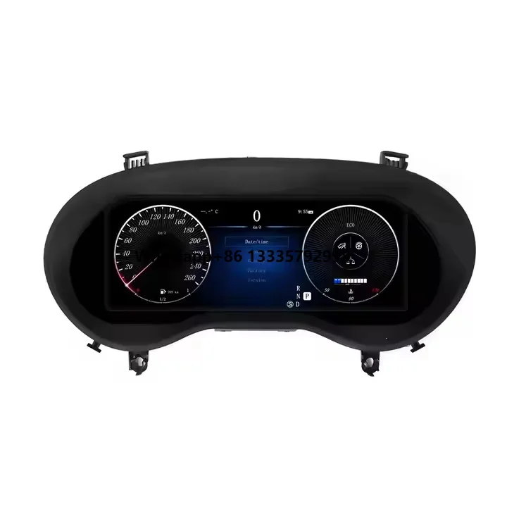 

12.3 Inch Car LCD Digital Cluster Dashboard Player Stereo Virtual Speedometers For Mercedes Benz GLA CLA 2015-2018