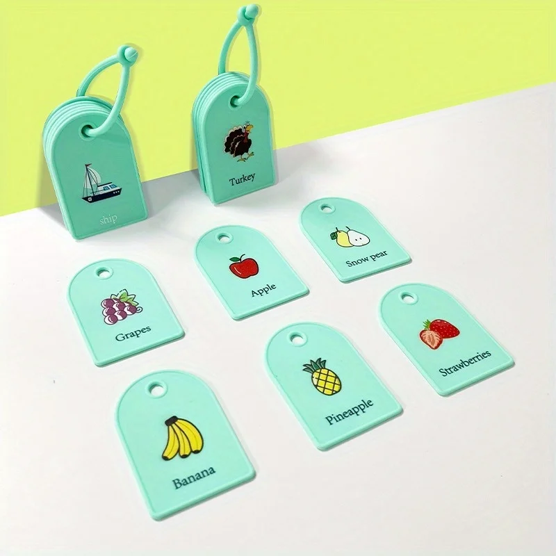 1set di flashcard educative per neonati e bambini piccoli-aumenta il vocabolario e le abilità di lettura con questi biglietti di apprendimento interattivi