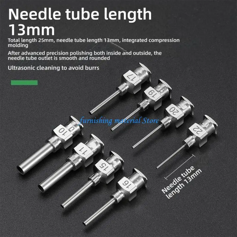 Y5GD Stainless Steel Glues Nozzle For Automated Equipment Industrial 8G-30G Fluids Dispensing Machine Needle