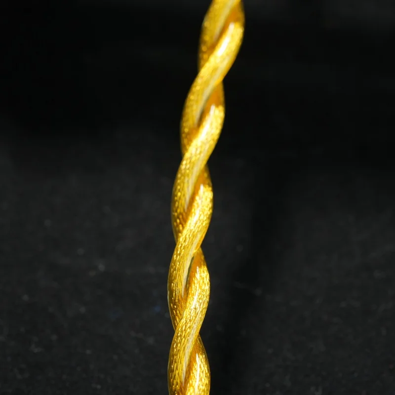 XINHS H06 HiFi-Upgrade-Kabel 2-adriges Litz-Koaxialdesign 7N Hochreines vergoldetes Kupfer-Audiokabel – Detail 6
