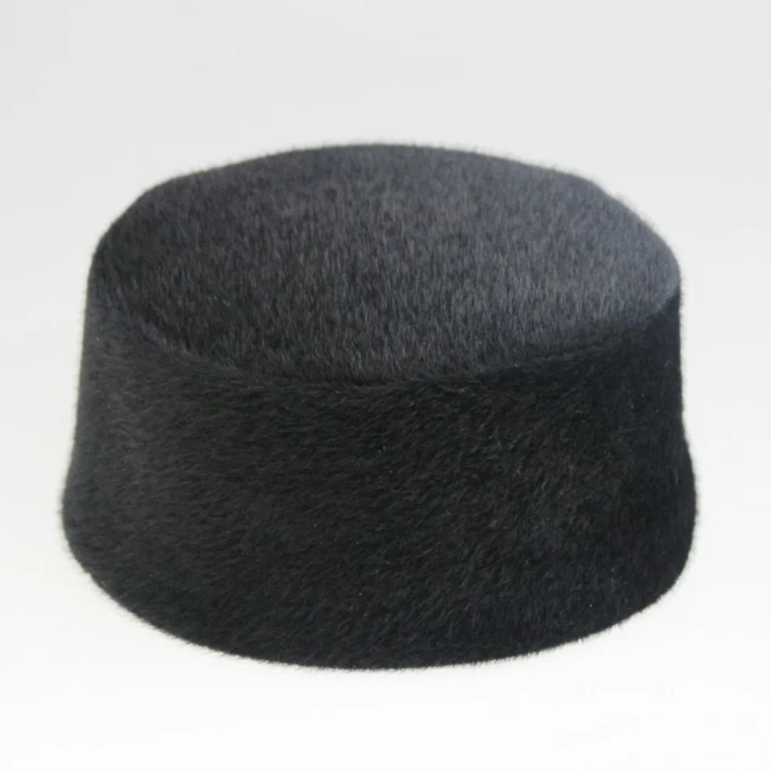 Chapéu Kufi Muçulmano Masculino para Oração, Kofia Islâmica Árabe, Touca de Oração, Gorro, Acessório de Cabeça Árabe, Presente para o Ramadã e Eid, Preto