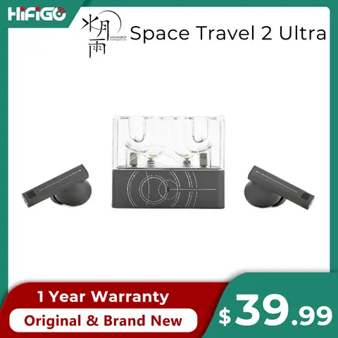 Moondrop Space Travel 2 Ultra HiFi TWS Bluetooth 무선 이어 버드 단일 자기 평면 드라이버 음악 이어폰