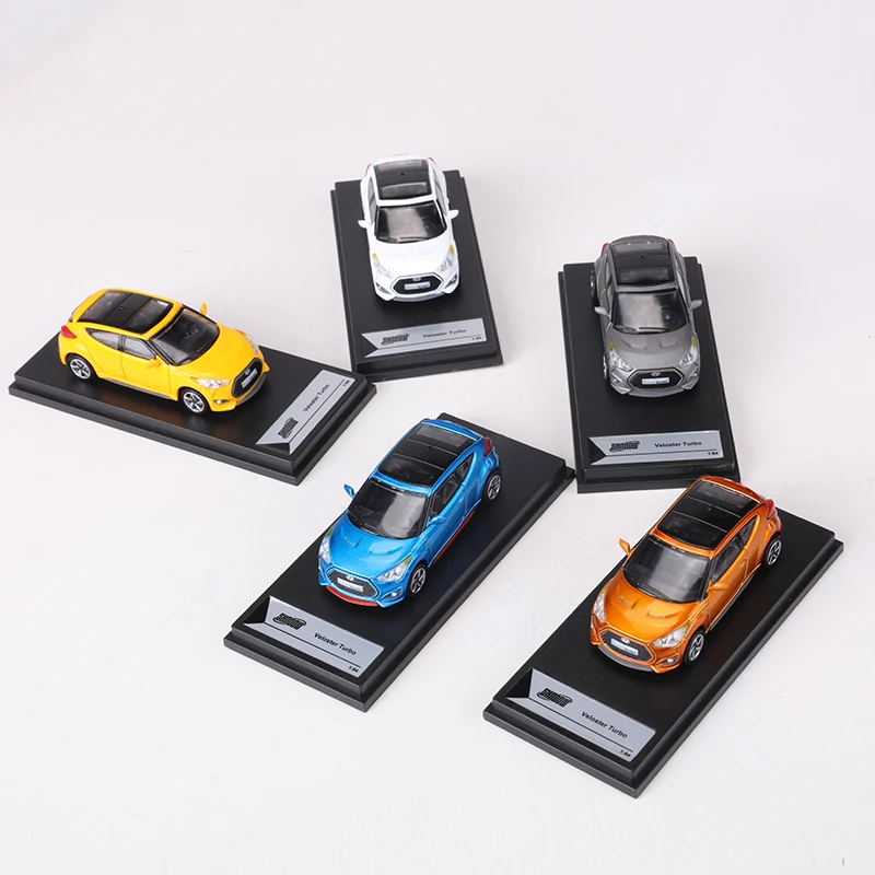 SHAODW 1:64 Veloster Turbo Alloy Model Car