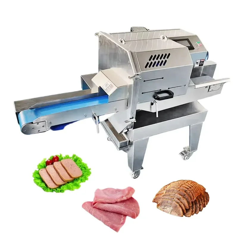 Versatile 1-18mm Adjustable Slicer for Cooked Meat Cheese and Sausage