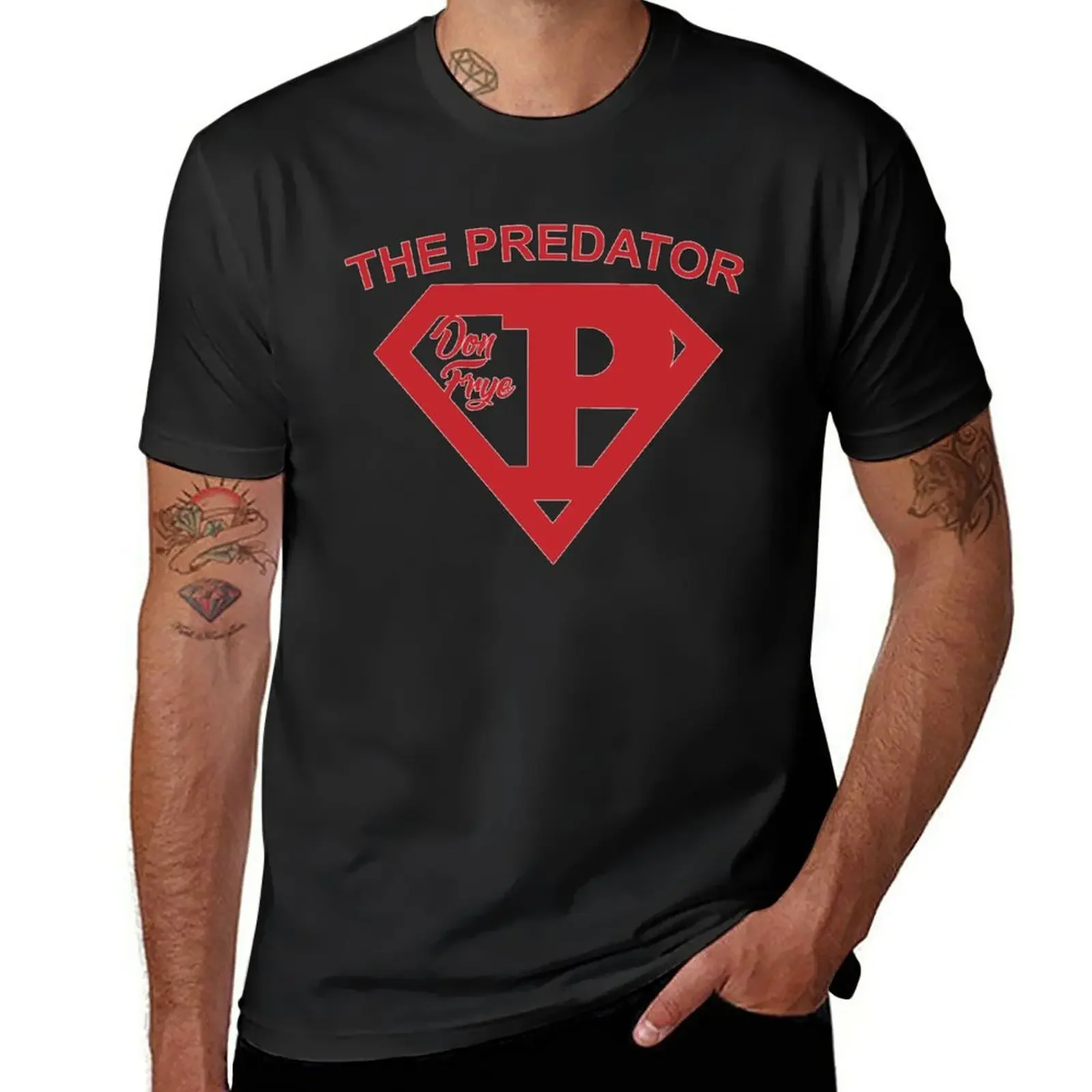 

New Don Frye The Predator MMA Legend T-Shirt vintage tees men t shirts