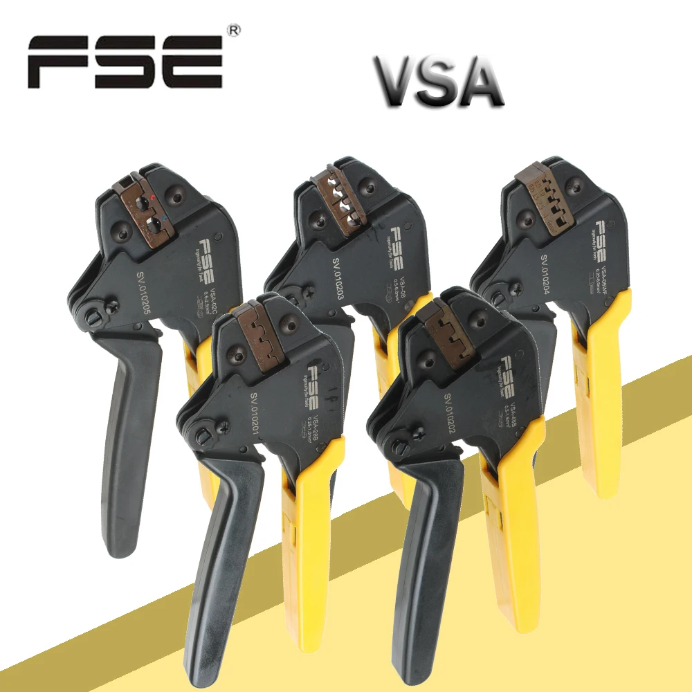 VSA-02C VSA-06 VSA-06WF VSA-28B crimping pliers  for insulation terminal clamp self-adjusting labor-saving type mini tools