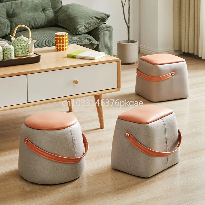 

Small Stool for The Living Room Serving As A Sofa Stool or Coffee Table Multipurpose for Changing Shoes Suitable for Household