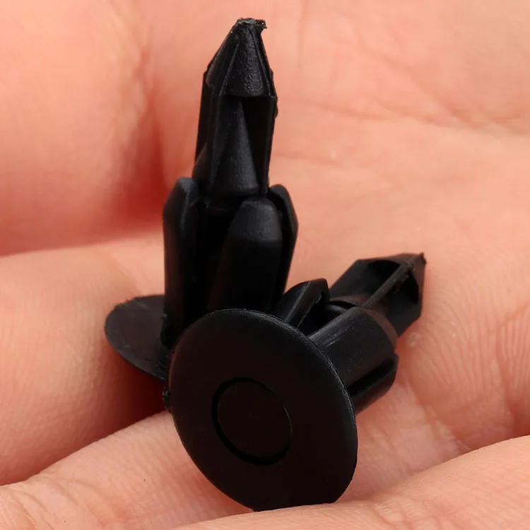 100Pcs/lot Auto Fastener Car Door Trim Panel Retainer Clips For Toyota Lexus Push Engine Cover Fender Bumper Fasteners 7mm Hole