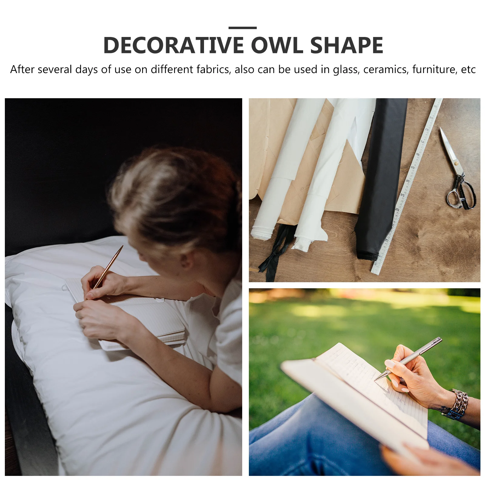 

12pcs Multi-Function Fabric Marking Pens For Sewing Clothing Wood Glass Ceramics Diy Craft Drawing Supply