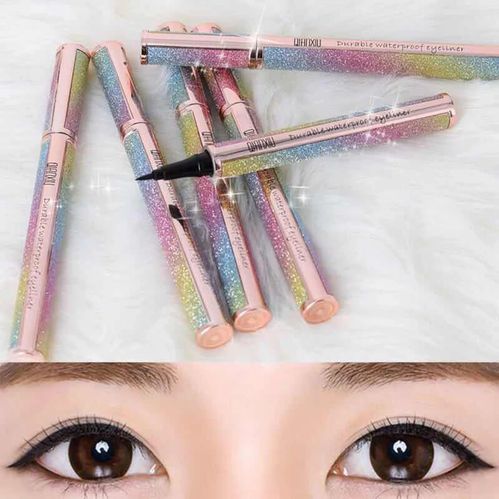 Eyeliner Pencil Quick-drying Waterproof Long-lasting Liquid Comestics Starry Housing Eye Liner Pen