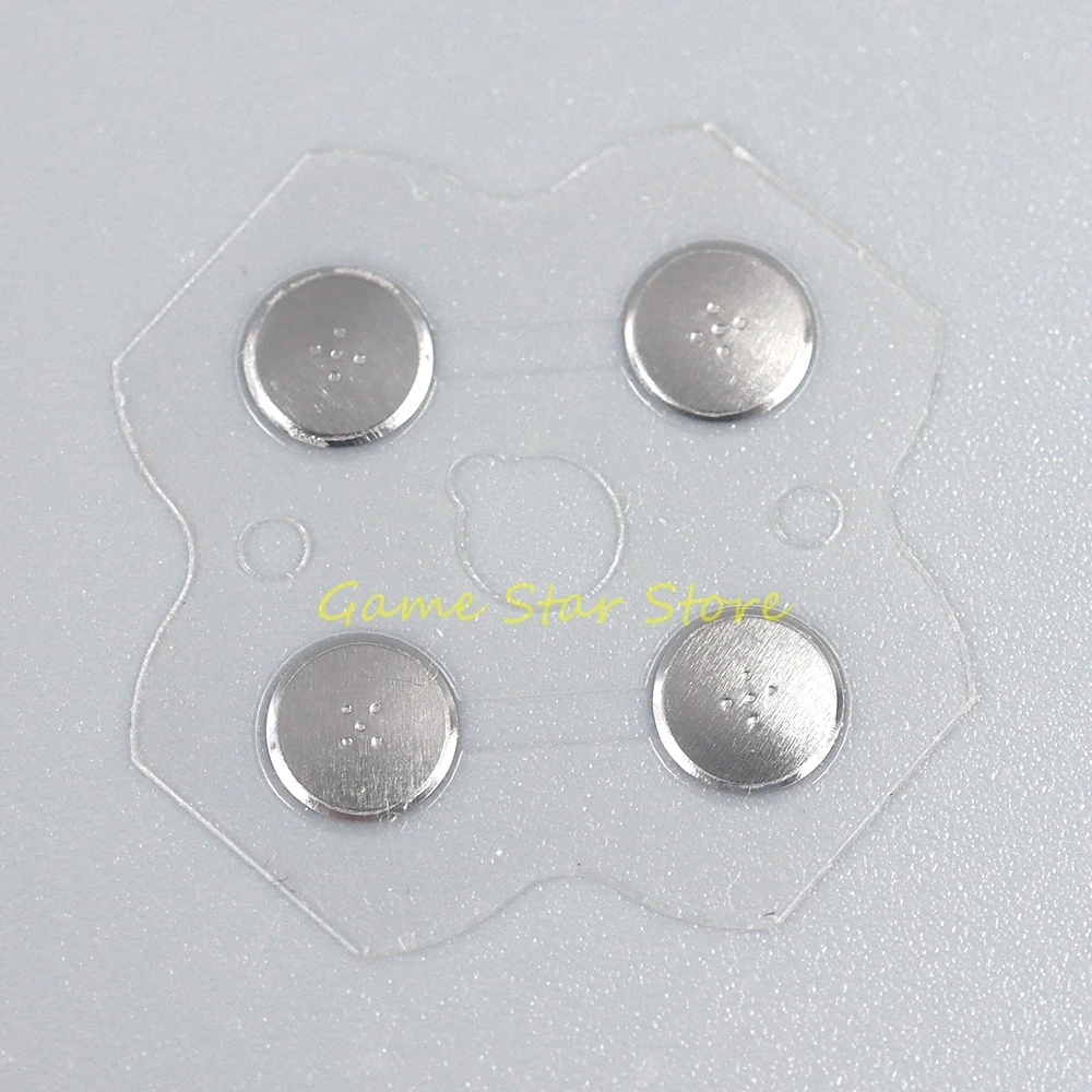 

200pcs For 3DSXL 3DSLL Controller D Pads D-Pad Cross Key ABXY Button Metal Dome Snap Buttons Conductive Film For 3DSXL/LL