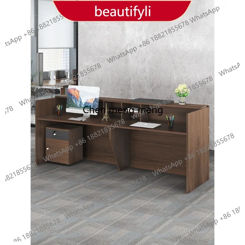 

01A Company Front Desk Educational Institution Front Desk Modern Simple Welcome Desk