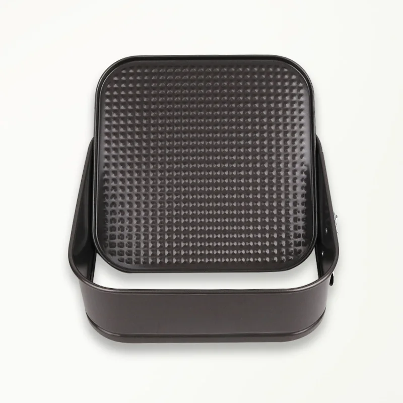 18-28 سنتيمتر للإزالة أسفل غير عصا المعادن خبز قالب Sqaure كعكة عموم مع قفل Divice خبز كعكة قوالب الخبز اكسسوارات #5