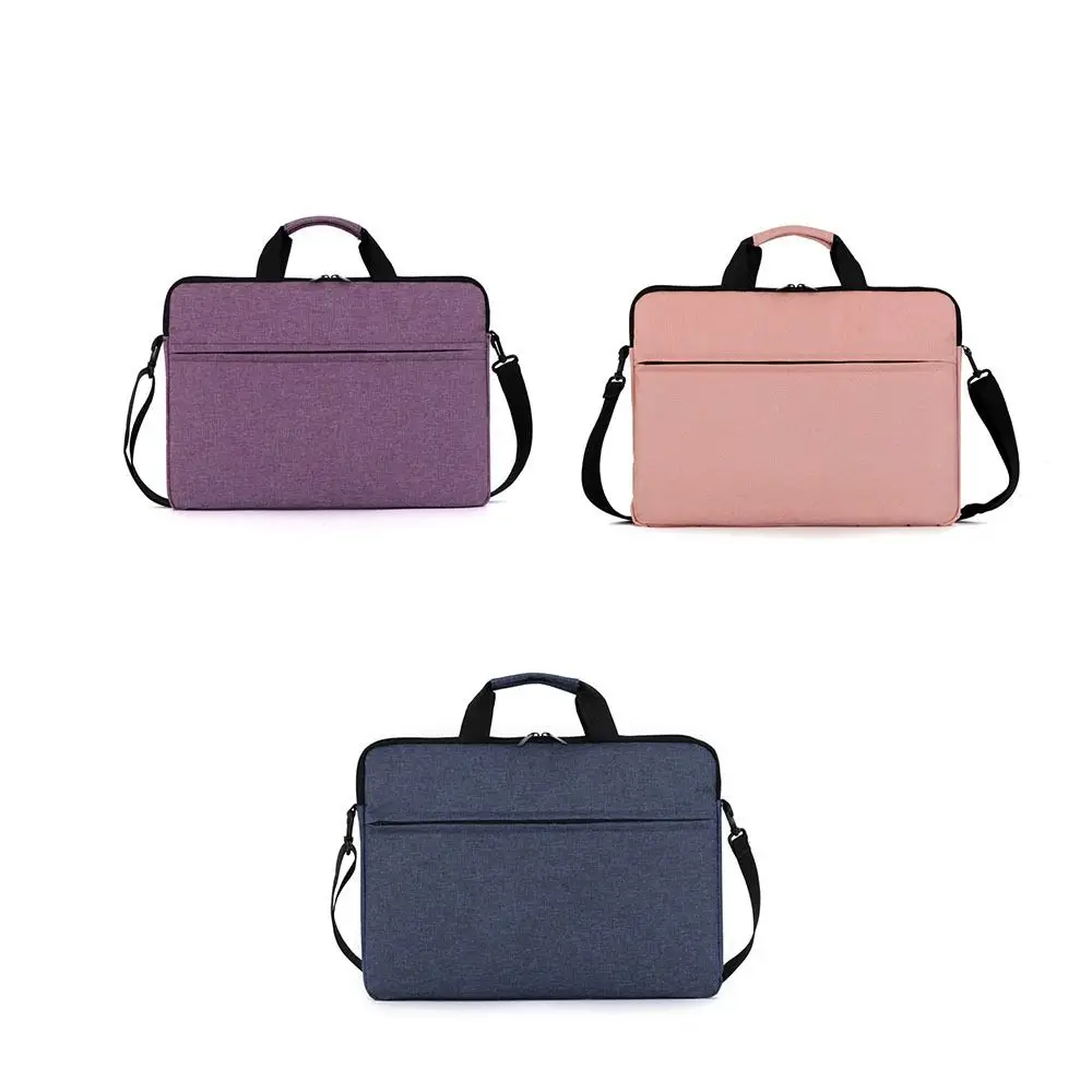 Ultra Thin Laptop Handbag with Shoulder Strap for 13-14inch Computer Storage Bag Anti Drop Waterproof Tablet Carry Case