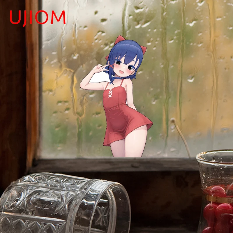 UJIOM for Miside Mita Adorable Cartoon Wall Stickers Interesting Refrigerator Bedroom Veneer Decal Waterproof Vinyl Home Decor