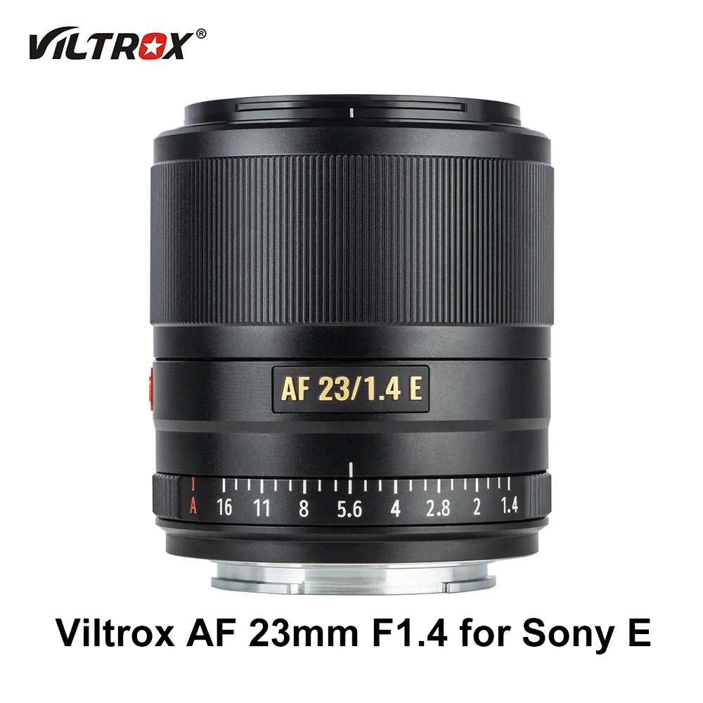 

Viltrox AF 23mm F1.4 23/1.4 E Auto APS-C Prime Large Aperture Fixed Focus Lens for Sony E Mount Mirrorless Camera