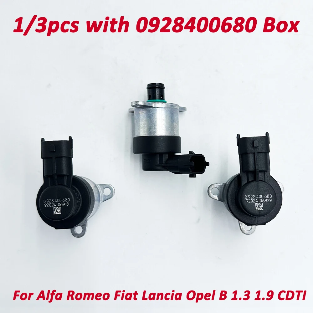 1/3pcs 0928400680 Fuel Pressure Pump Regulator Metering Control Valve For ALFA FIAT LANCIA OPEL VECTRA C ZAFIRA B 1.3 1.9 CDTI