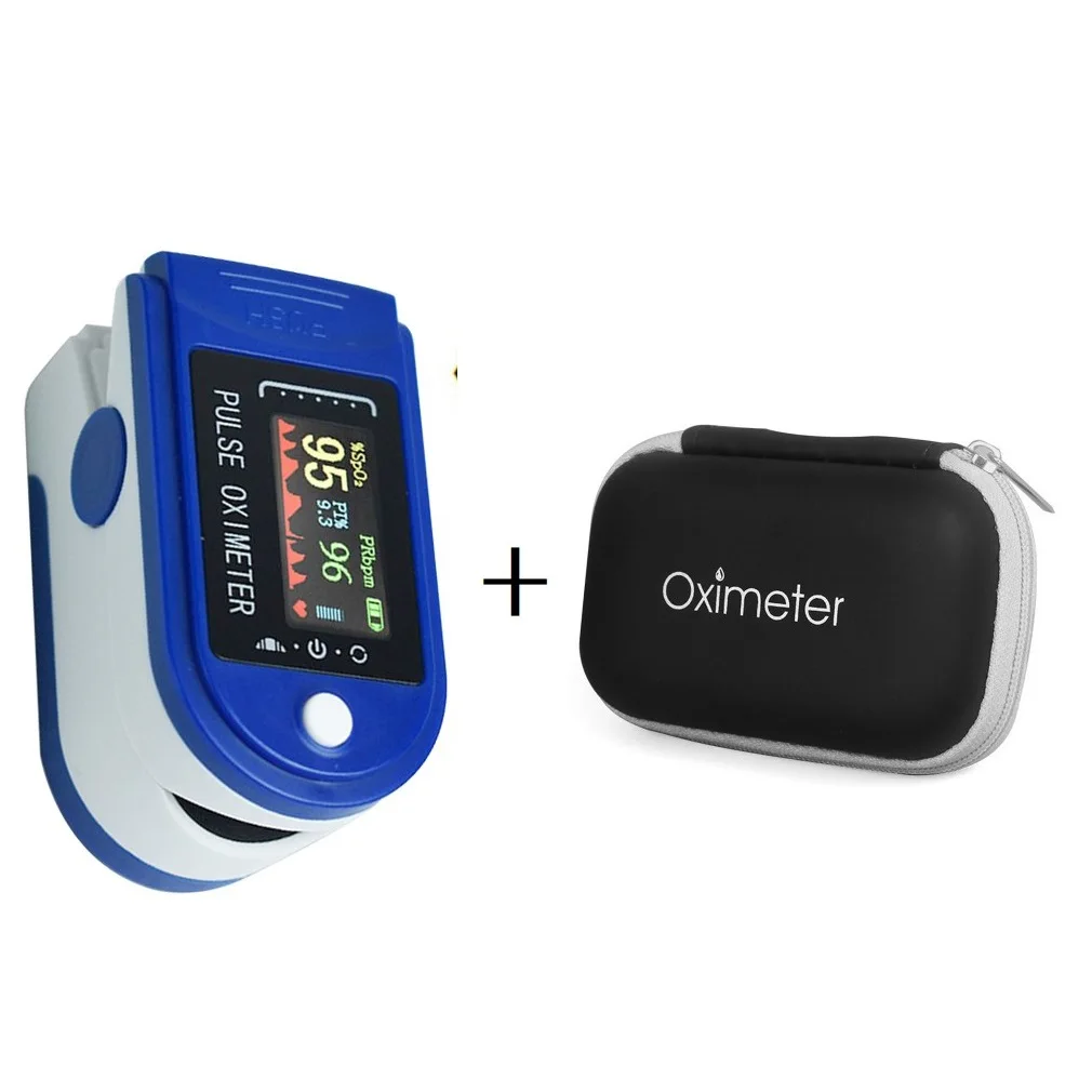 Fingertip Oximeter Testing SPO2 Oximeter Portable Fingertip Pulse Blood Oxygen Saturation Monitor LED Display Hot Sale