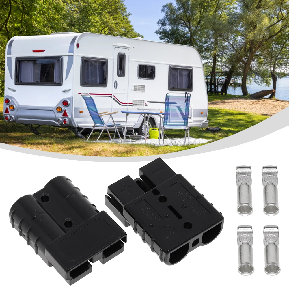 For Style Connectors 2 Pieces 50 AMP 6AWG 12 24V DC Suitable for Power Tool Accessories  For Style Connectors