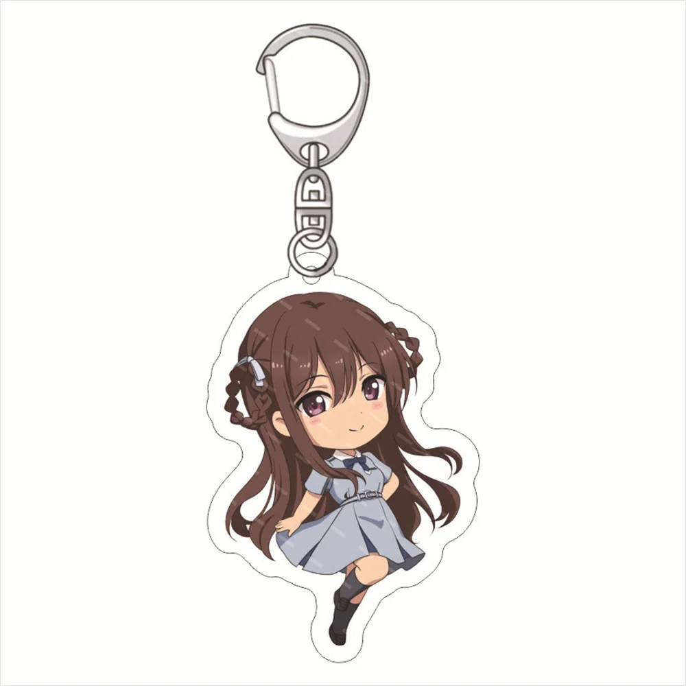 Anime Hololive Vtuber 22/7 Keychain Youtuber Cartoon Characters Acrylic Pendant Jewelry Collections for friend Toy Gift